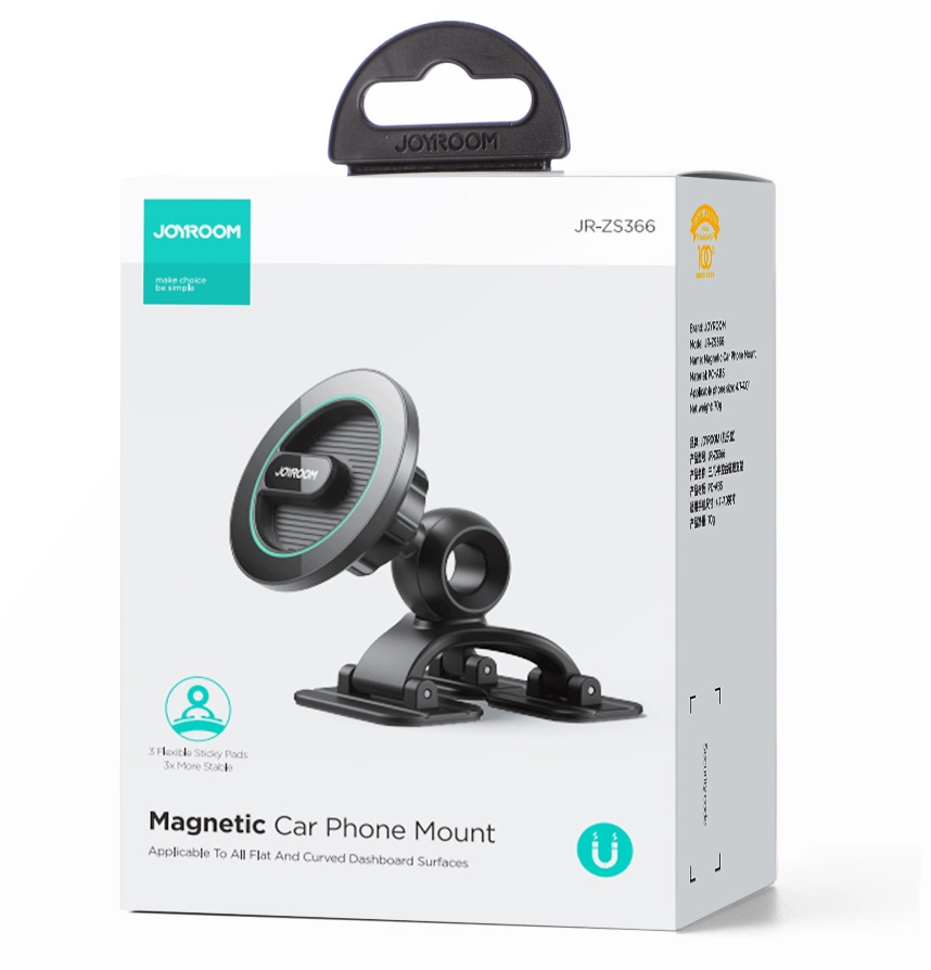 Joyroom JR-ZS366 magnetic cockpit phone holder - blackeng