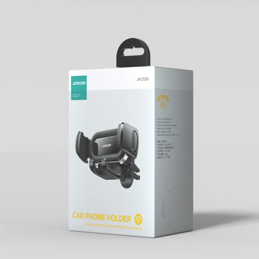 Joyroom JR-ZS351 phone holder for air vent - silvereng