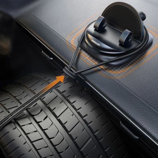 Joyroom JR-ZS354 phone holder with suction cup for car, office, home - blackeng