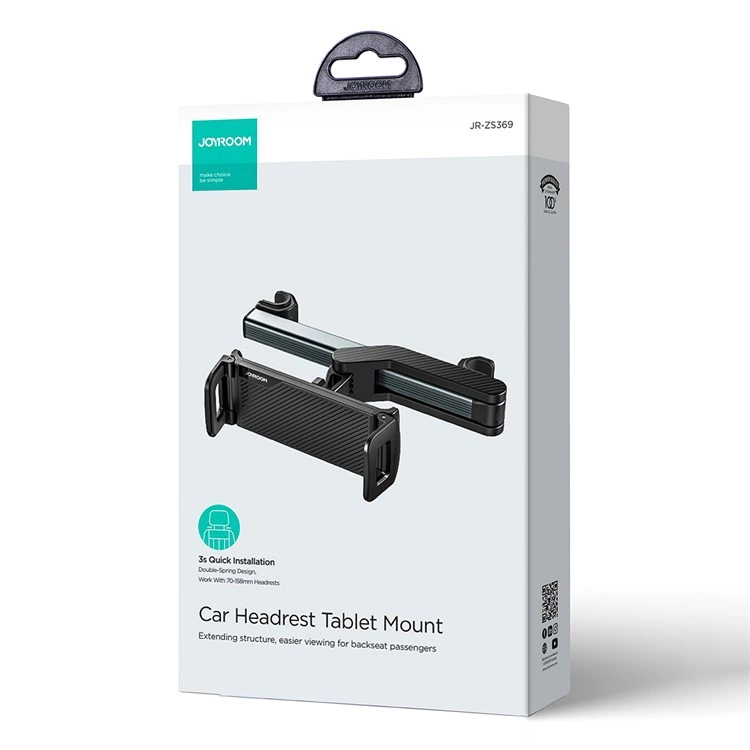 Joyroom JR-ZS369 tablet holder for car headrest - blackeng