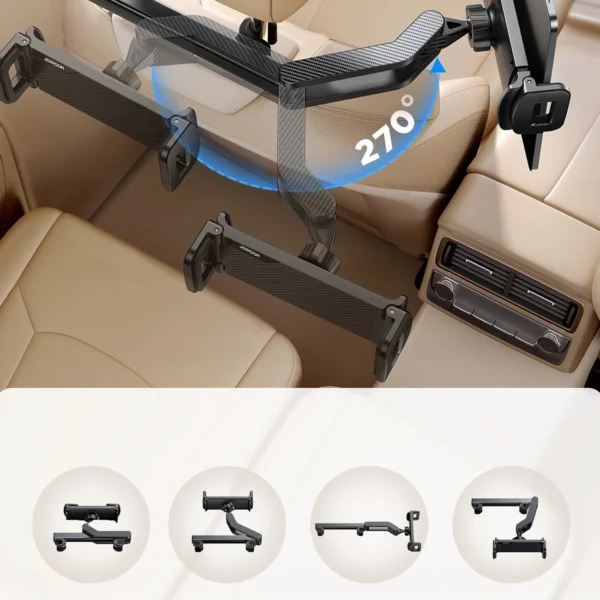 Joyroom JR-ZS369 tablet holder for car headrest - blackeng