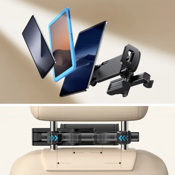 Joyroom JR-ZS369 tablet holder for car headrest - blackeng