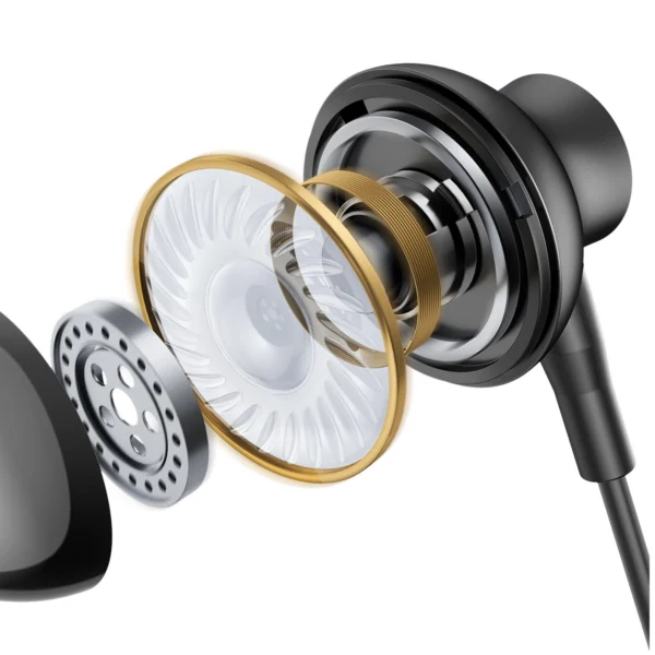 Joyroom TYPE-C Series JR-EC07 USB-C in-ear headphones metal - blackeng