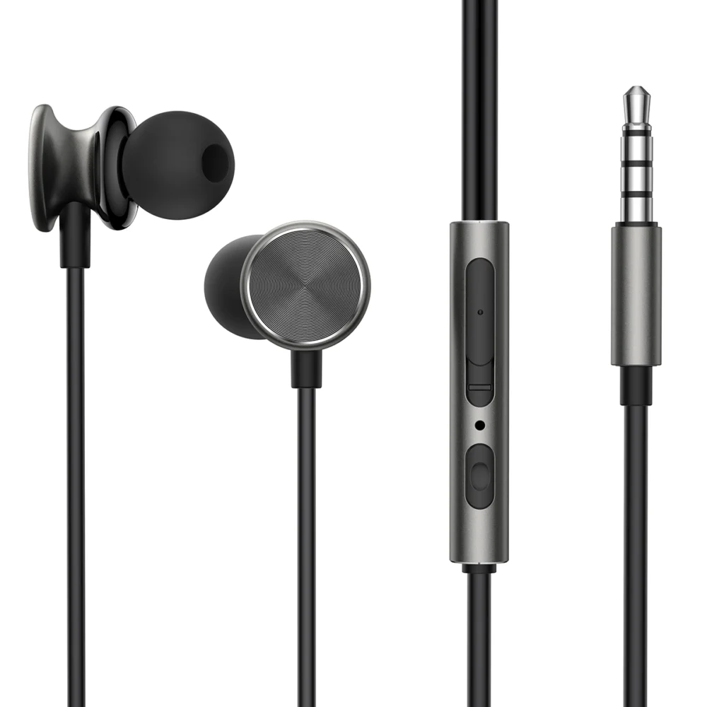 Joyroom Wired Series JR-EW03 wired in-ear headphones - dark grayeng