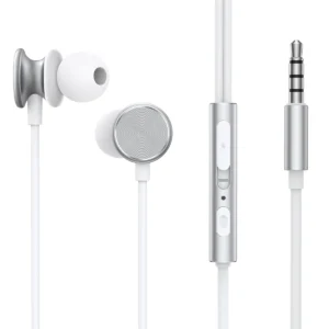 Joyroom Wired Series JR-EW03 wired in-ear headphones - silvereng