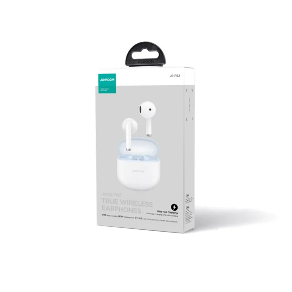 TWS Joyroom Jpods Series JR-PB2 IPX4 Wireless Earphones - Whiteeng