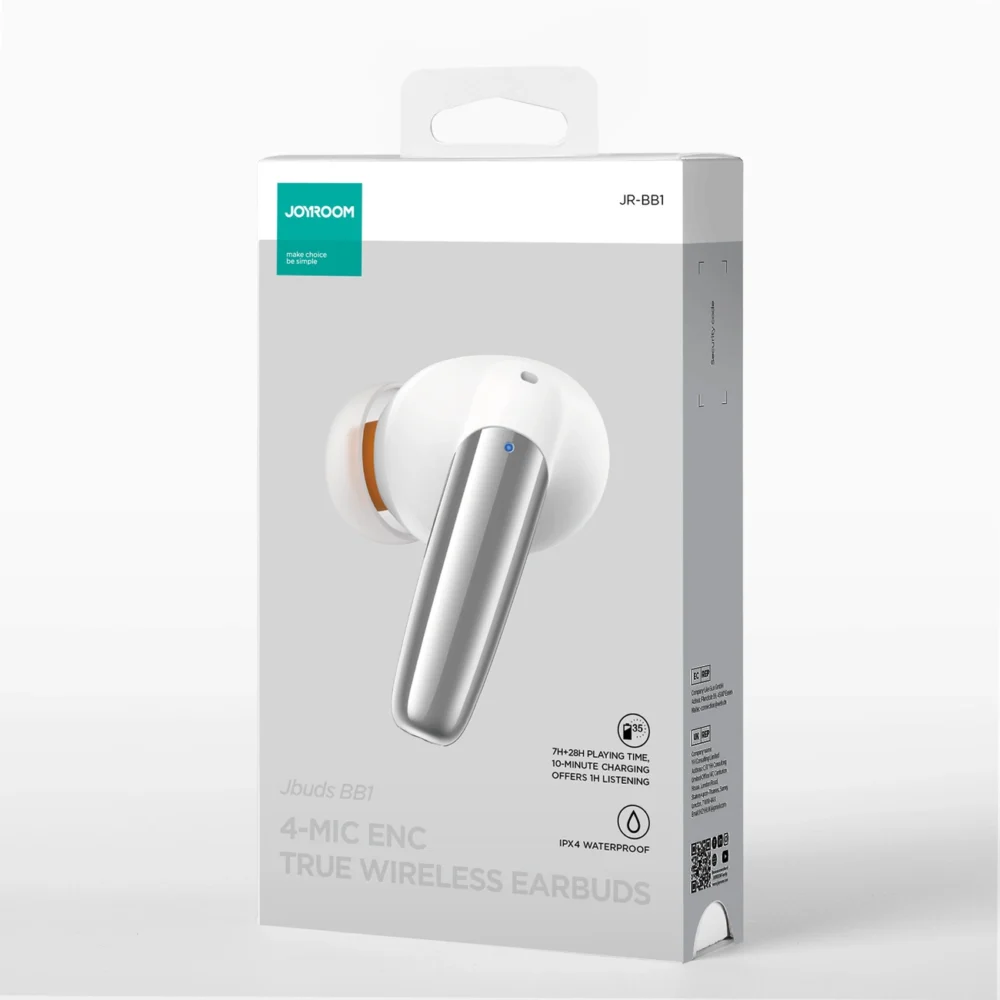 Joyroom Jbuds Series JR-BB1 TWS wireless in-ear headphones - whiteeng