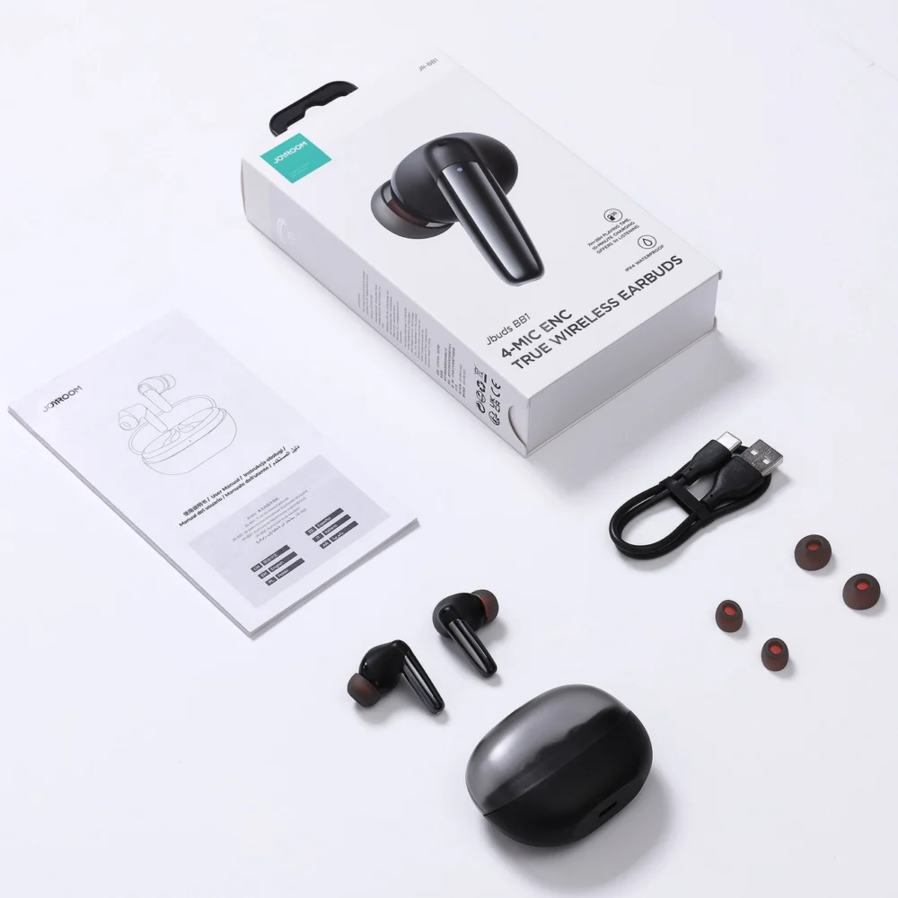 Joyroom Jbuds Series JR-BB1 TWS In-Ear Wireless Headphones - Blackeng