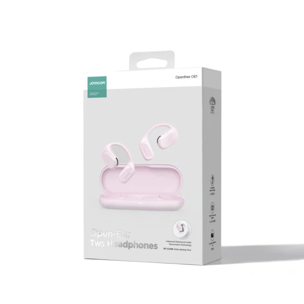 Joyroom Openfree JR-OE1 wireless on-ear headphones - pinkeng