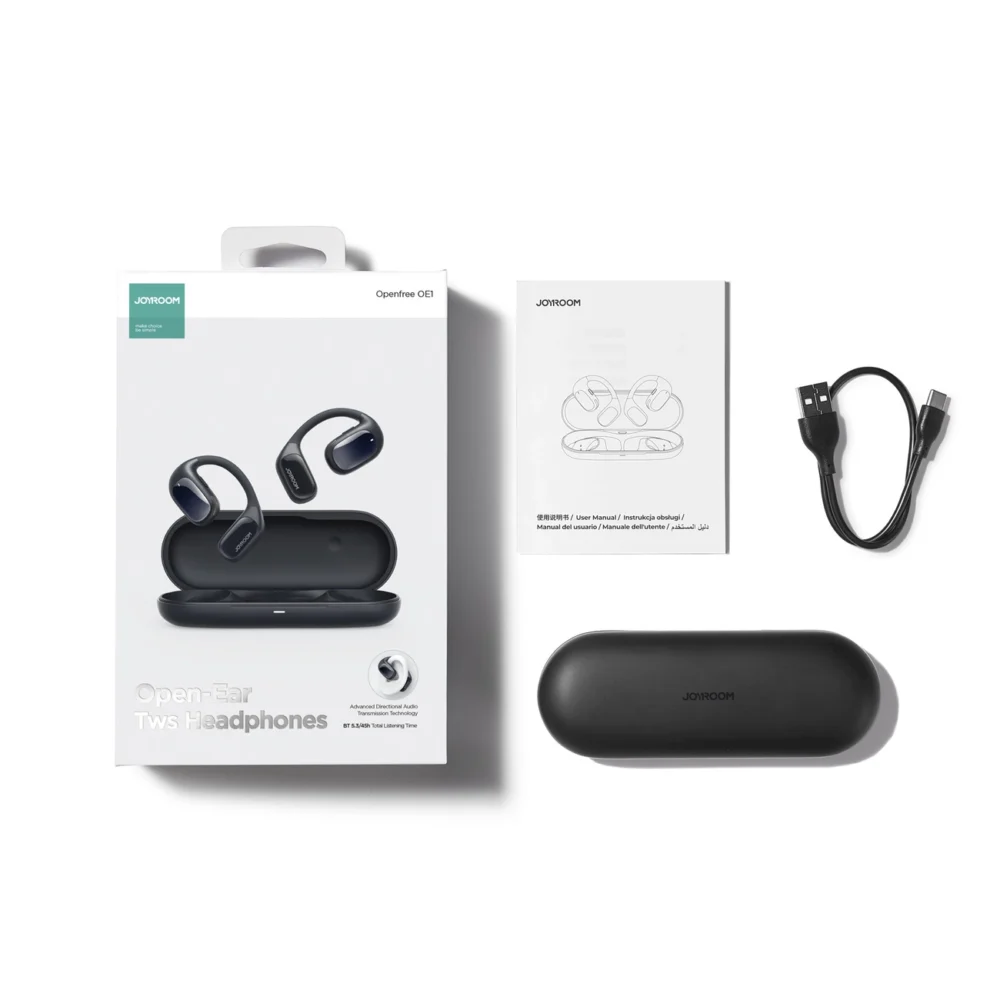 Joyroom Openfree JR-OE1 wireless on-ear headphones - dark blueeng