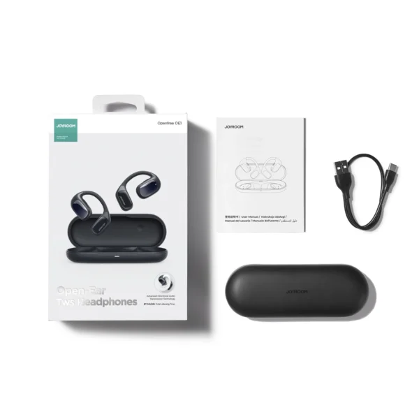 Joyroom Openfree JR-OE1 wireless on-ear headphones - dark blueeng