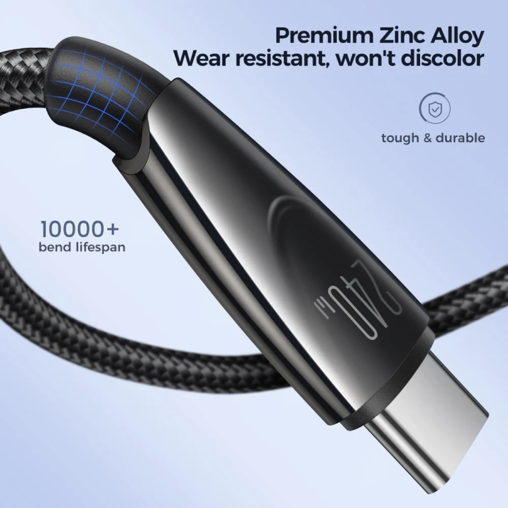 Joyroom Pioneer Series SA31-CC5 USB-C / USB-C 240W Cable 1.2m - Blackeng