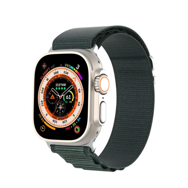 Sport strap with buckle for Apple Watch 9 / 8 / 7 / 6 / SE / 5 / 4 / 3 / 2 / 1 (41, 40, 38 mm) Dux Ducis Strap GS Version - greeneng