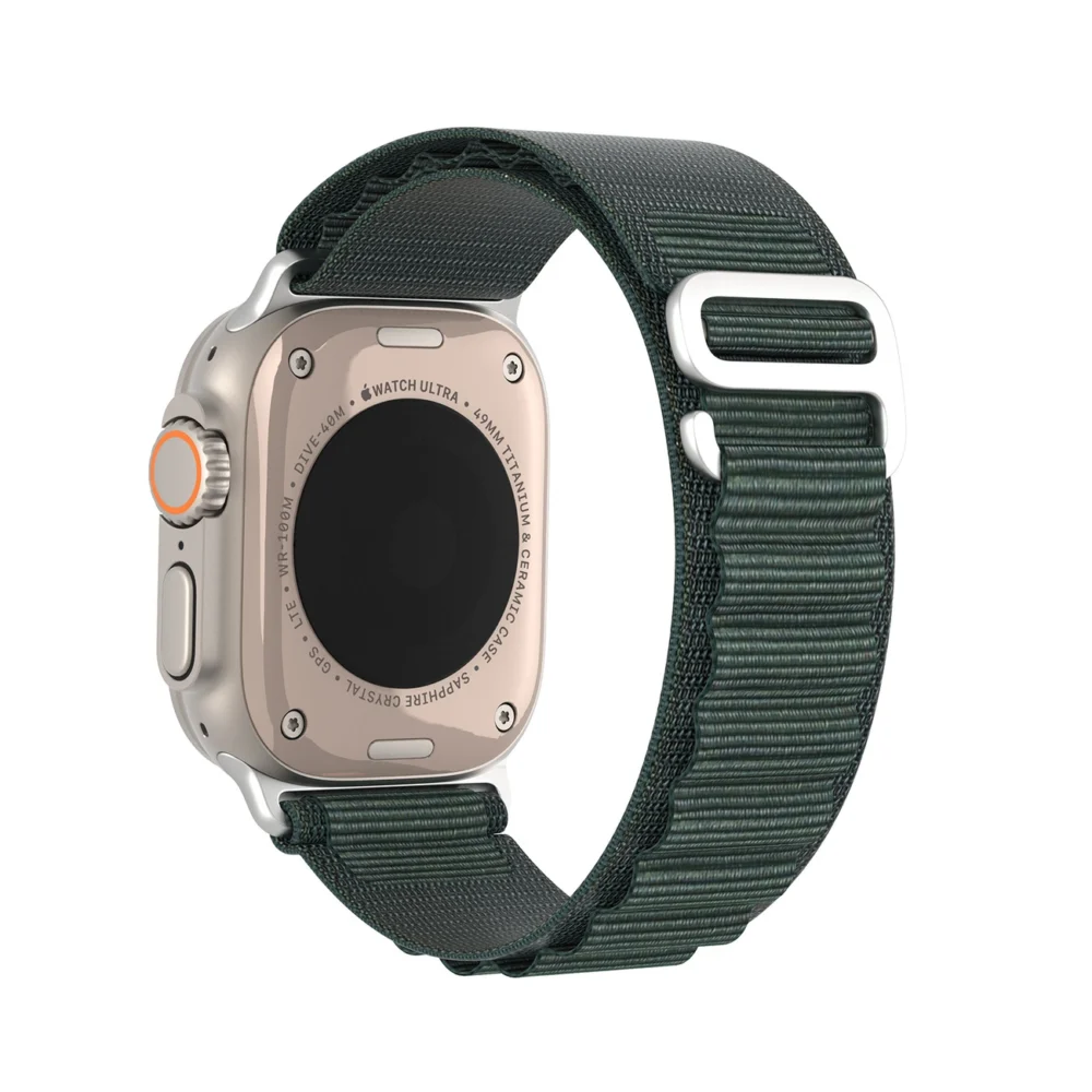 Sport strap with buckle for Apple Watch 9 / 8 / 7 / 6 / SE / 5 / 4 / 3 / 2 / 1 (41, 40, 38 mm) Dux Ducis Strap GS Version - greeneng