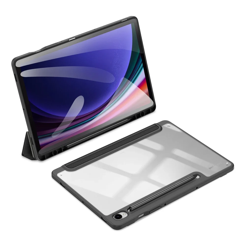 Dux Ducis Toby case with flip stand for Samsung Galaxy Tab S9 FE - blackeng