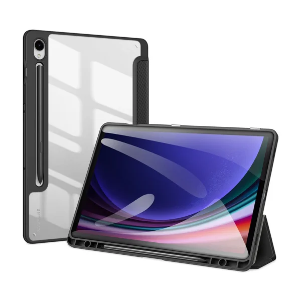Dux Ducis Toby case with flip stand for Samsung Galaxy Tab S9 FE - blackeng