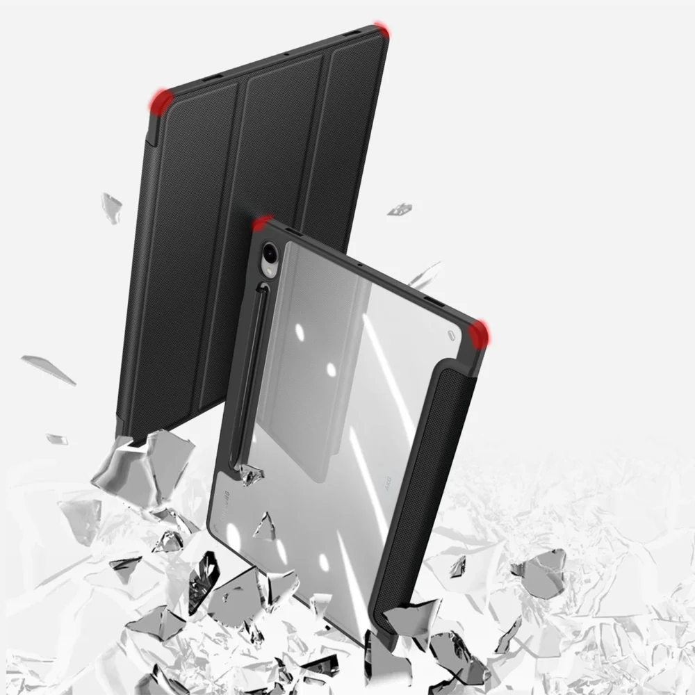 Dux Ducis Toby case with flip stand for Samsung Galaxy Tab S9 FE - blackeng