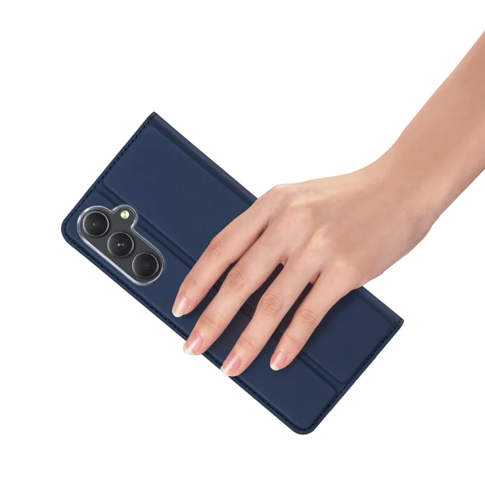 Wallet case with stand for Samsung Galaxy S23 FE Dux Ducis Skin Pro - blueeng