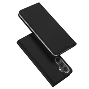 Wallet case with stand for Samsung Galaxy S23 FE Dux Ducis Skin Pro - blackeng
