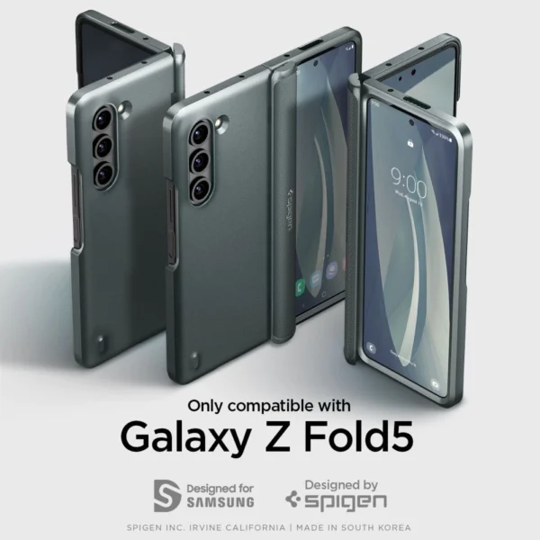 Spigen Slim Armor Pro Case for Samsung Galaxy Z Fold 5 - Dark Greeneng