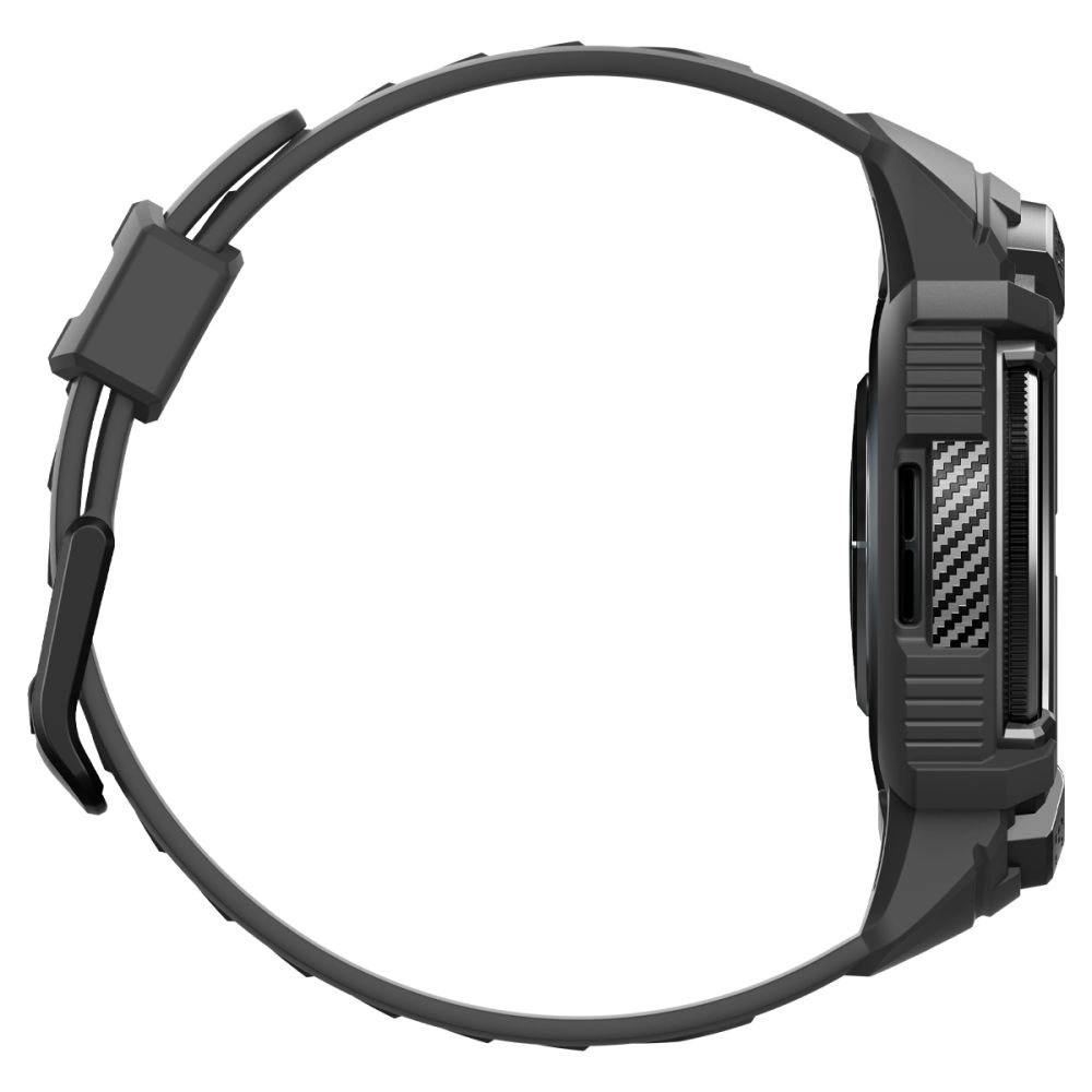 Spigen Rugged Armor Pro Case with Strap for Samsung Galaxy Watch 6 Classic (47mm) - Blackeng