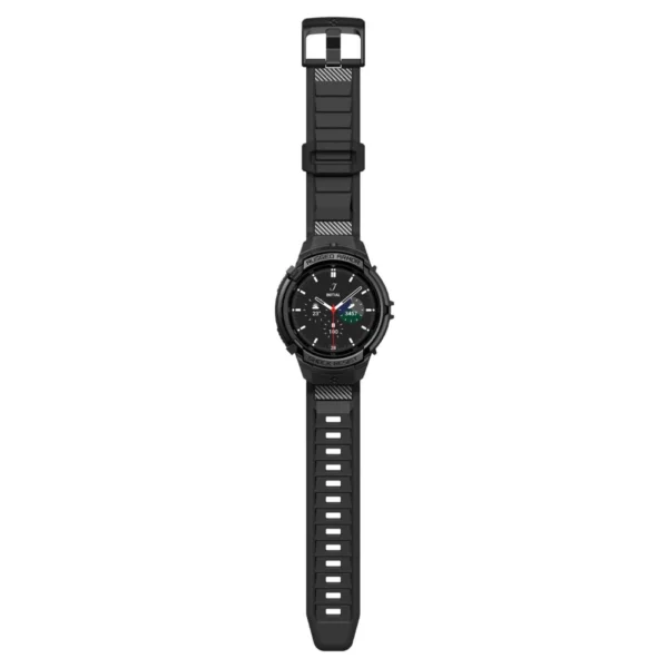 Spigen Rugged Armor Pro Case with Strap for Samsung Galaxy Watch 6 Classic (47mm) - Blackeng