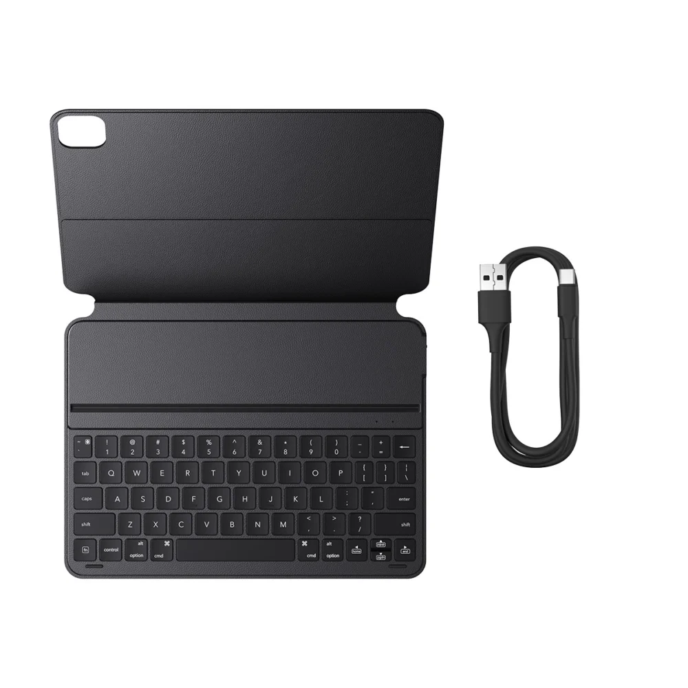 Baseus Brilliance Series keyboard case for iPad Pro 12.9'' (2022/2021/2020/2019) + USB-C cable - blackeng