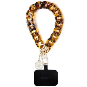 Guess GUOUCBMC4MT Universal Big Hand Strap Acetate Acrylic 4G Charm Caseeng