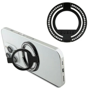 Guess MagSafe Ring stand GUMRSALDGK black/black Rhinestoneeng