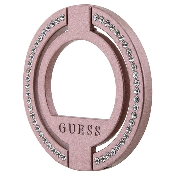 Guess MagSafe Ring stand GUMRSALDGP pink/pink Rhinestoneeng