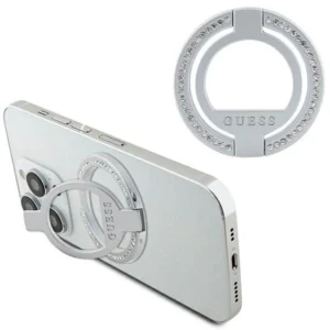 Guess MagSafe Ring Rhinestone holder - silvereng