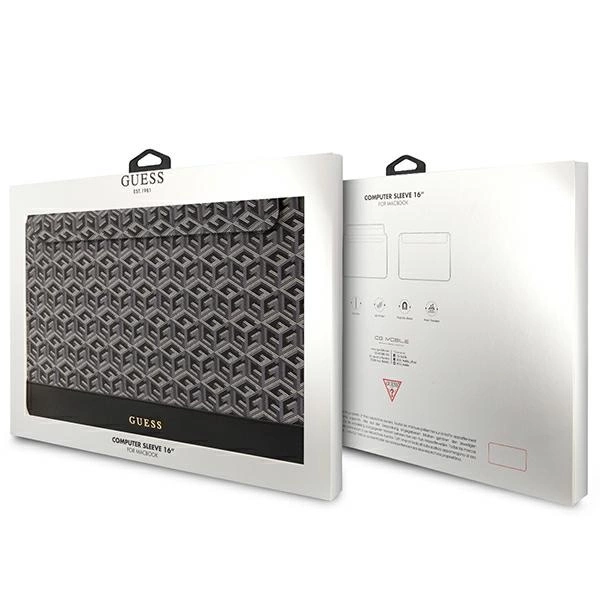Guess GCube Stripes case for a 16" laptop - blackeng