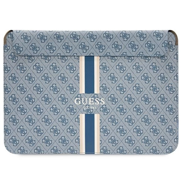 Guess 4G Printed Stripes cover for a 16" laptop - blueeng