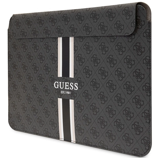 Guess 4G Printed Stripes cover for a 16" laptop - blackeng