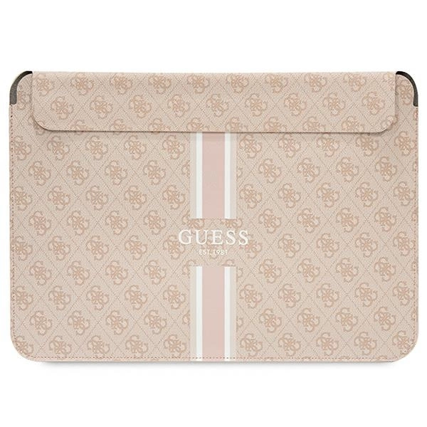 Guess 4G Printed Stripes cover for a 16" laptop - pinkeng