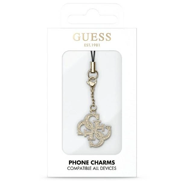 Guess case GUCPM4GID Phone Strap 4G Glitter Charmeng