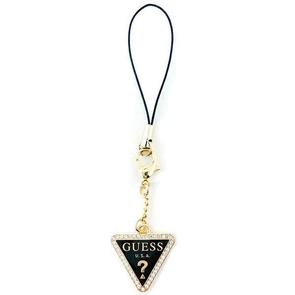Guess case pendant GUCPMTDCK Phone Strap Triangle Diamond Charm with Rhinestoneseng