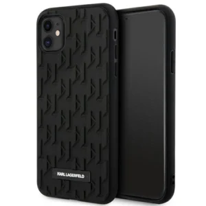 Karl Lagerfeld KLHCN61RUPKLPK iPhone 11 / Xr 6.1" hardcase black/black 3D Monogrameng