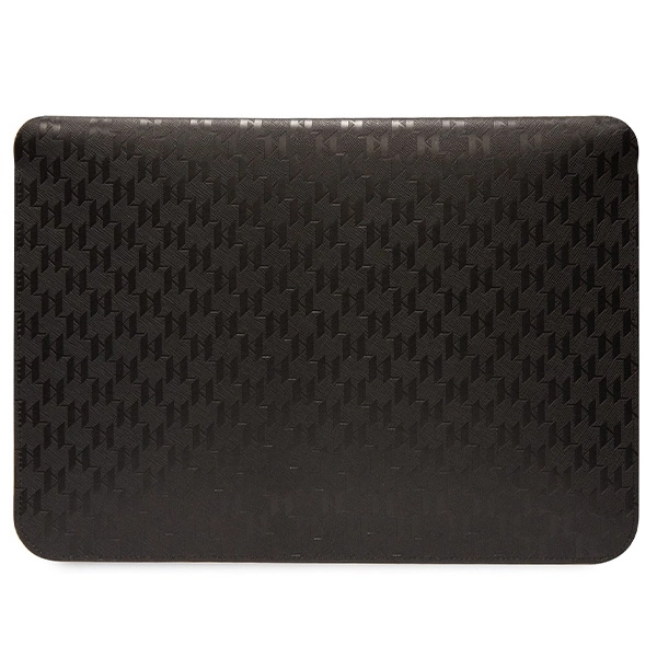 Karl Lagerfeld Saffiano Monogram Choupette case for a 16" laptop - blackeng