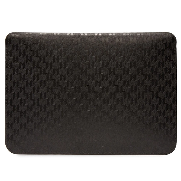 Karl Lagerfeld Saffiano Monogram Ikonik case for a 16" laptop - blackeng