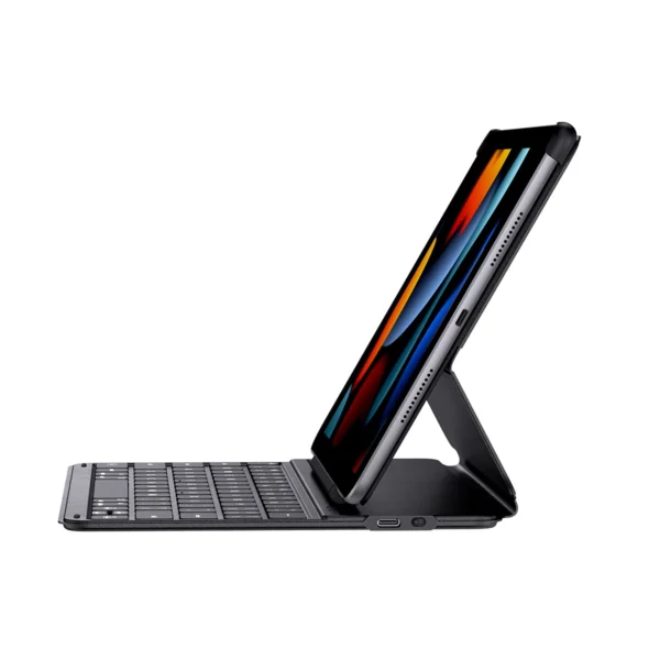 Baseus Brilliance Series keyboard case for iPad 10.2'' (2019/2020/2021) + USB-C cable - blackeng
