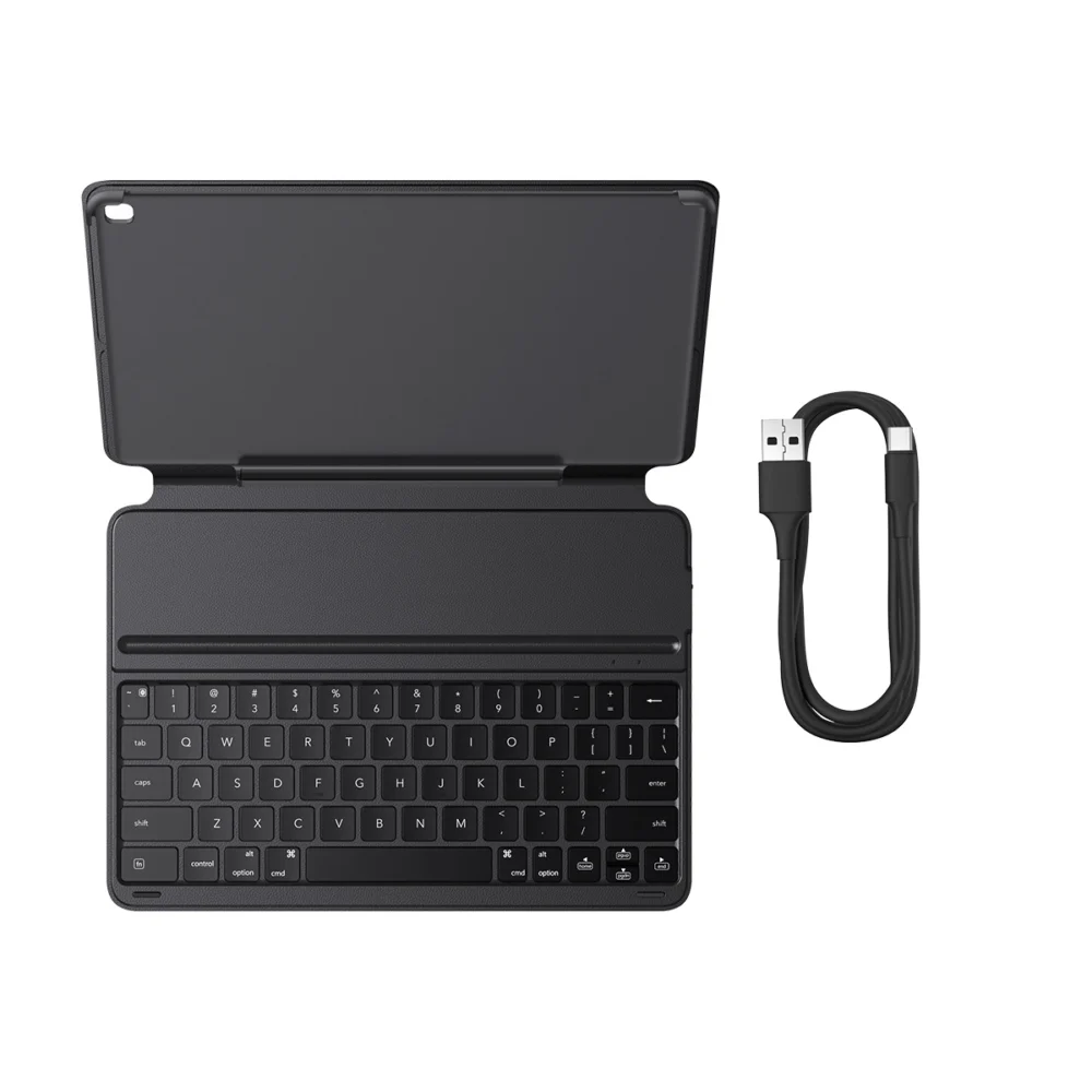 Baseus Brilliance Series keyboard case for iPad 10.2'' (2019/2020/2021) + USB-C cable - blackeng