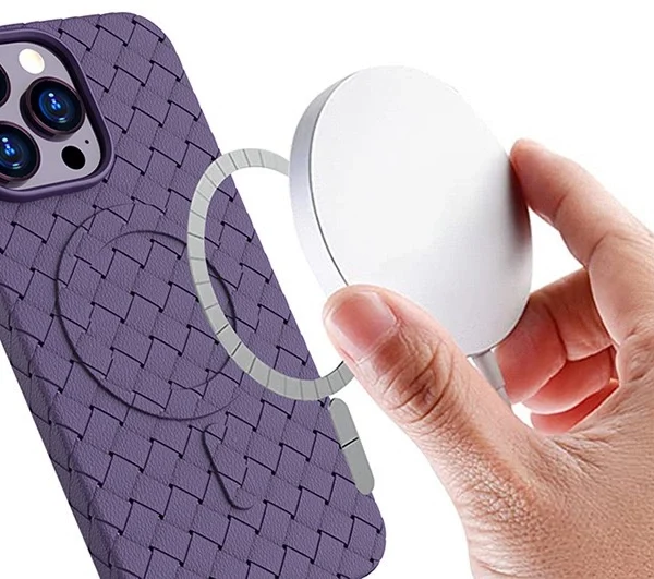 MagSafe Woven Case for iPhone 13 Pro - purpleeng