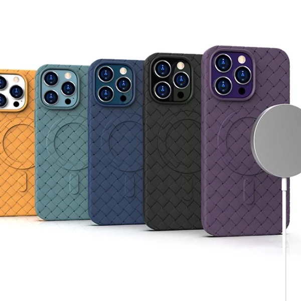 MagSafe Woven Case for iPhone 13 Pro - purpleeng
