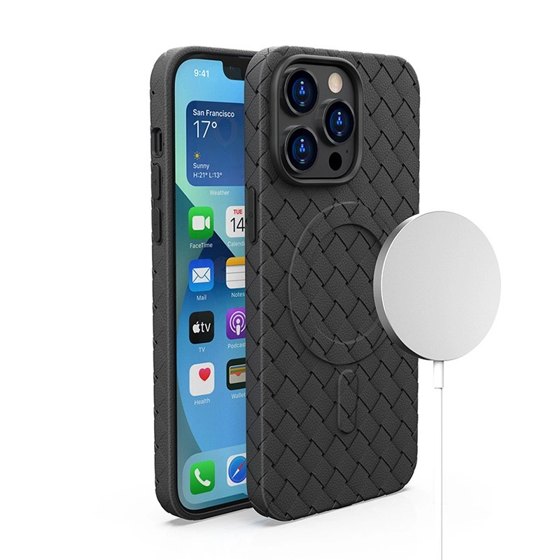 MagSafe Woven Case for iPhone 14 Pro - blackeng