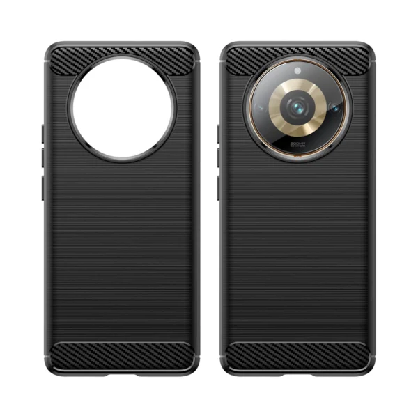 Flexible carbon pattern case for Realme 11 Pro / 11 Pro+ Carbon Case - blackeng