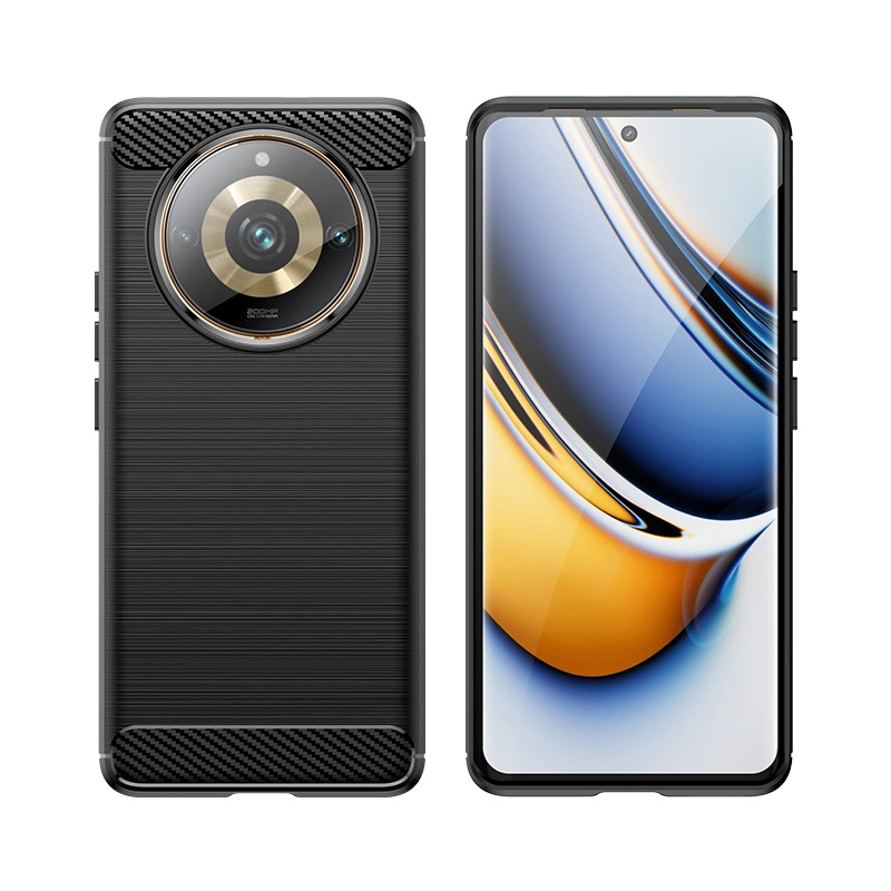 Flexible carbon pattern case for Realme 11 Pro / 11 Pro+ Carbon Case - blackeng