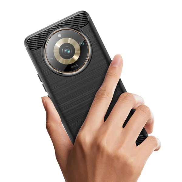 Flexible carbon pattern case for Realme 11 Pro / 11 Pro+ Carbon Case - blackeng