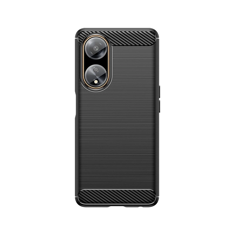 Flexible carbon pattern case for Oppo A98 5G Carbon Case - blackeng