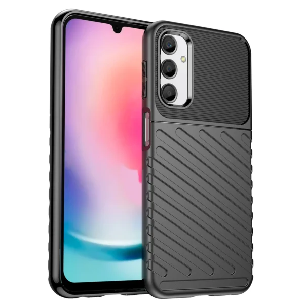 Armored Samsung M34 Thunder Case - blackeng